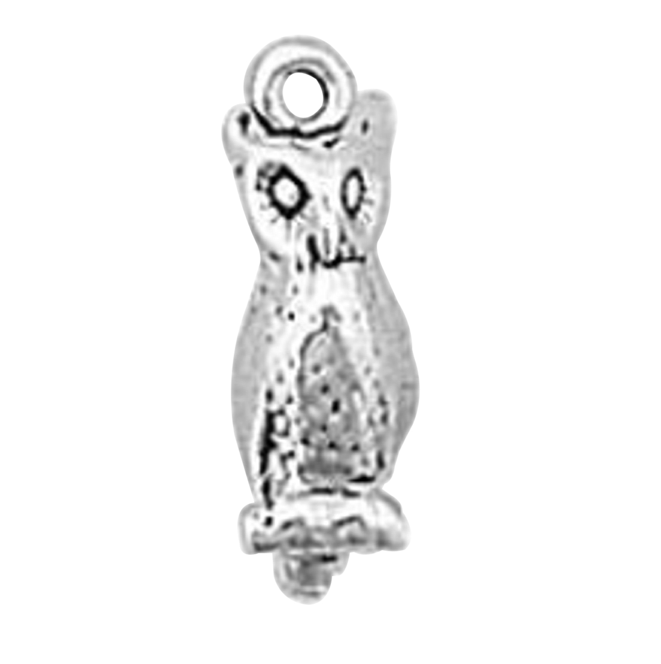Medium Forward Facing Owl 3D Charm
