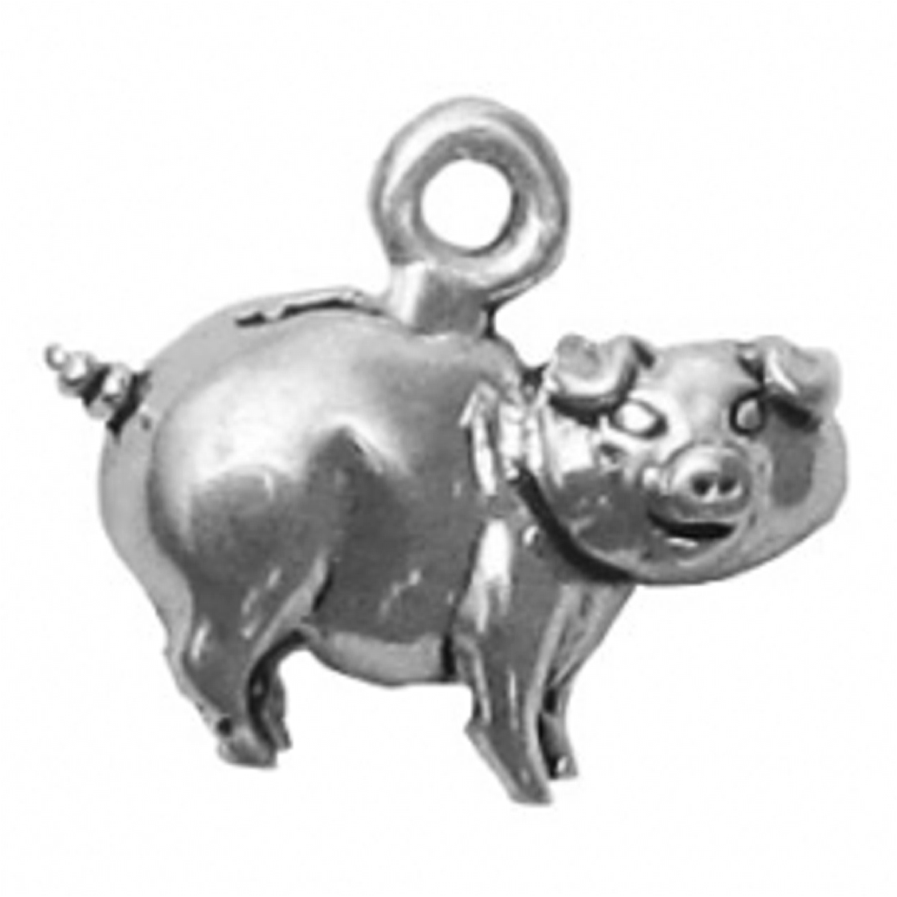 Mini Piggy Bank With Slot Charm Mini Piggy Bank With Slot Charm