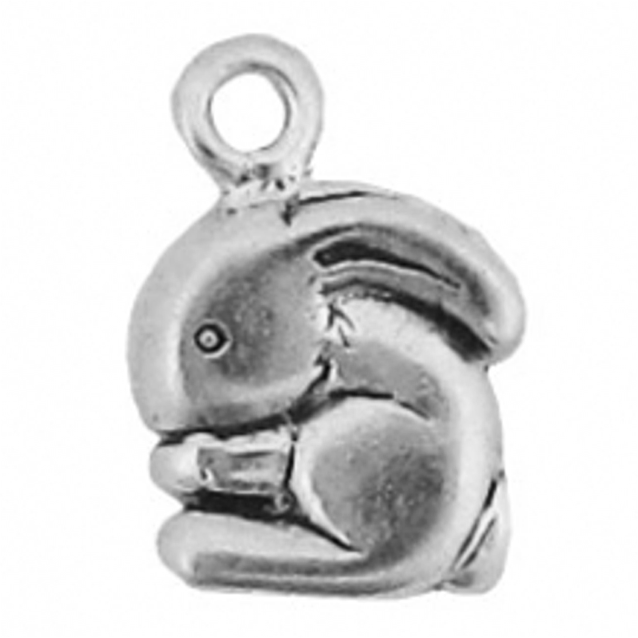 Mini Smooth Bunny Rabbit Charm