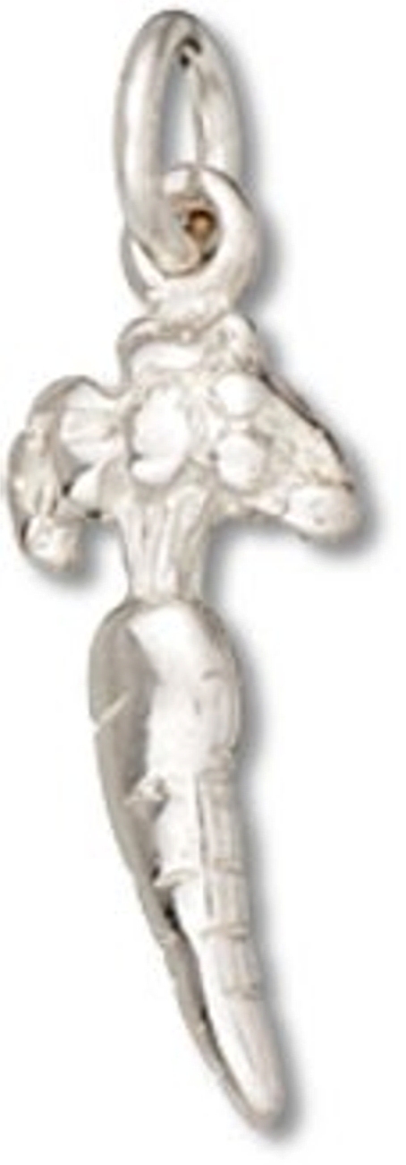 Small 3D Carrot With Leaves Charm