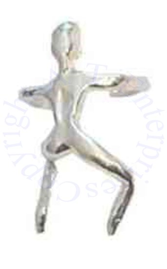 Left Or Right Nonpiercing 8mm Small Climbing Man Outer Ear Cuff - Click Image to Close