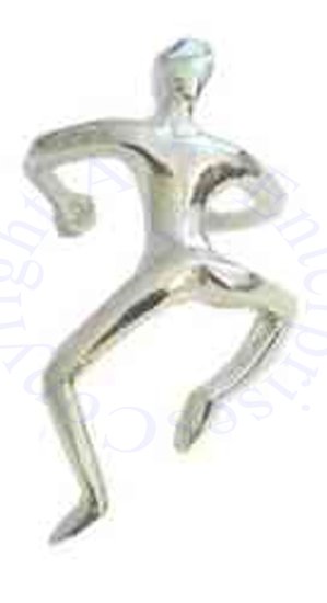 Right Nonpiercing Large Climbing Man Outer Ear Cuff Wrap - Click Image to Close
