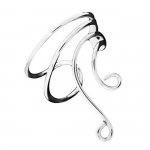 Right Only Short Wire Extension Middle Ear Cuff Attachable Loops