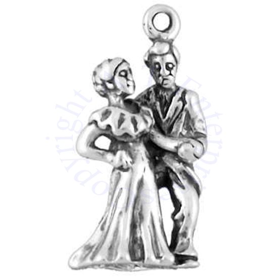 3D Wedding Party Dancing Man Woman Couple Charm - Click Image to Close