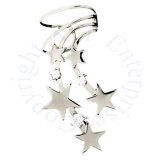 Right Only Pierceless Celestial Stars Ear Cuff