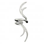 Pierceless Right Only Stag Horn Tribal Design Ear Cuff