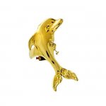 Right Only Gold Vermeil Dolphin Ear Cuff Wrap