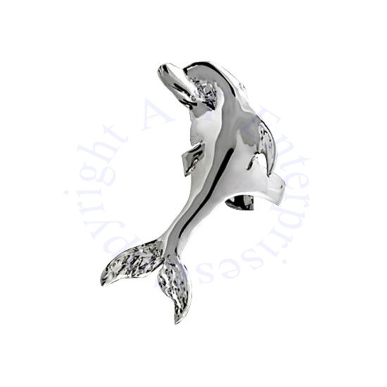 Left Only Dolphin Ear Cuff - Click Image to Close