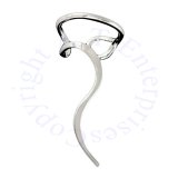 Left Only Dainty Rolling Curves Ear Cuff