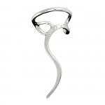 Right Only Dainty Rolling Curves Ear Cuff