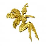 Gold Vermeil Right Only Whispering Women Fairy Ear Cuff