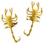 Gold Vermeil Left And Right Scorpion Ear Cuff Set
