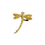 Gold Vermeil Left Only Small Dragonfly Ear Cuff