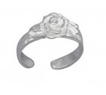 3D Blooming Rose Toe Ring