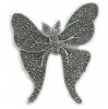 Marcasite Large Winged Luna Atlas Moth Brooch Pin