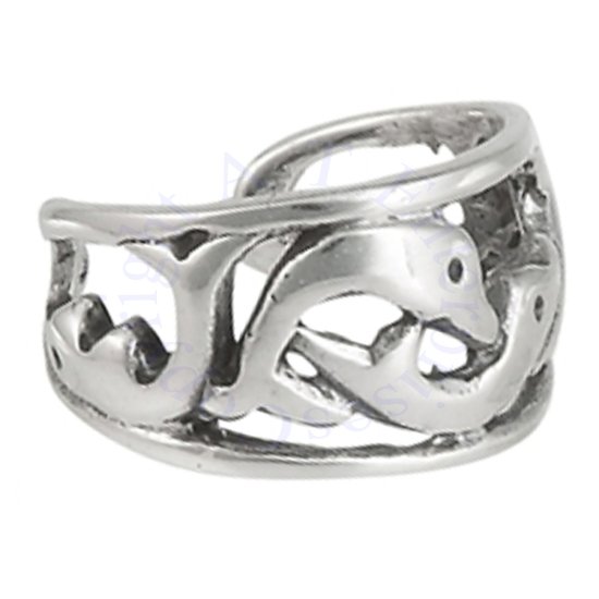 Nonpiercing Dolphin Ear Cuff - Click Image to Close