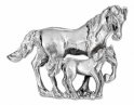 3D Equestrian Horse And Pony Colt Brooch