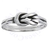 Square Knot Infinity Symbol Knot Ring