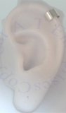 Left Or Right Nonpiercing Mini Flat Band Upper Ear Cuff