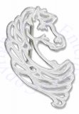 Filigree Equine Horse Head Animal Pin Brooch