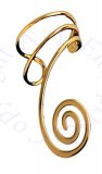 Right Only 14kt Gold Vermeil Spiral Wire Ear Cuff Wrap