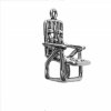 Sterling Silver 3D Open Lawn Chair Charm