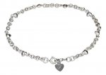 10" Hearts Rolo Chain Ankle Bracelet