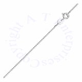 1mm Bead Chain Necklace 100
