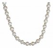 Freshwater Pearl Necklace 3mm Silver Spacers