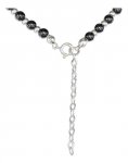 Hematite Necklace 3mm Silver Spacers