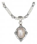 Freshwater Pearl Necklace Mabe Pearl Pendant