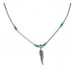 Necklace Turquoise Eagle Feather