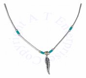 Necklace Turquoise Eagle Feather