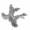 3D Two Geese Flying Together Charm