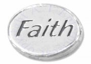 "FAITH" Message Bead Spacer Bead Pendant