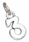 Small Number Three 3 Charm