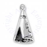 3D American Indian Tipi Teepee Tent Charm
