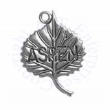 3D Aspen Colorado Tree Leaf Charm