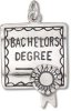 3D Bachelors Degree Certificate Charm