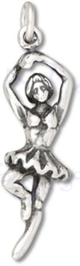 3D Ballerina Charm - Click Image to Close