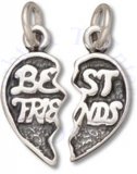 3D Best Friends Forever Charm