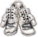 3D Set Of Boxing Gloves Charm