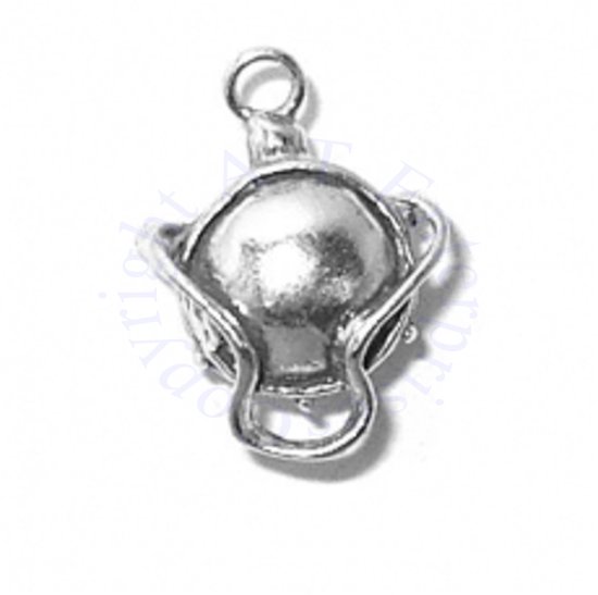 3D Water Canteen With Strap Charm - Click Image to Close