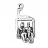 Sterling Silver 3D Ski Chairlift Charm