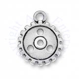 3D Rotary Cogwheel Gear Charm
