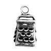 3D Cooks Rectangular Kitchen Food Grater Utensil Charm With Handle