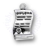 3D Open College Diploma Charm