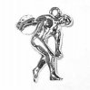 3D Man Throwing Discus Charm