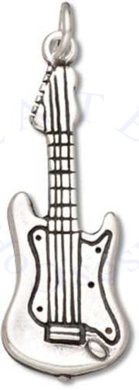 3D Electric Guitar Instument Charm - Click Image to Close