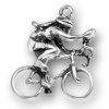 3D Female Ten Speed Competition Bicycle Bike Rider Charm